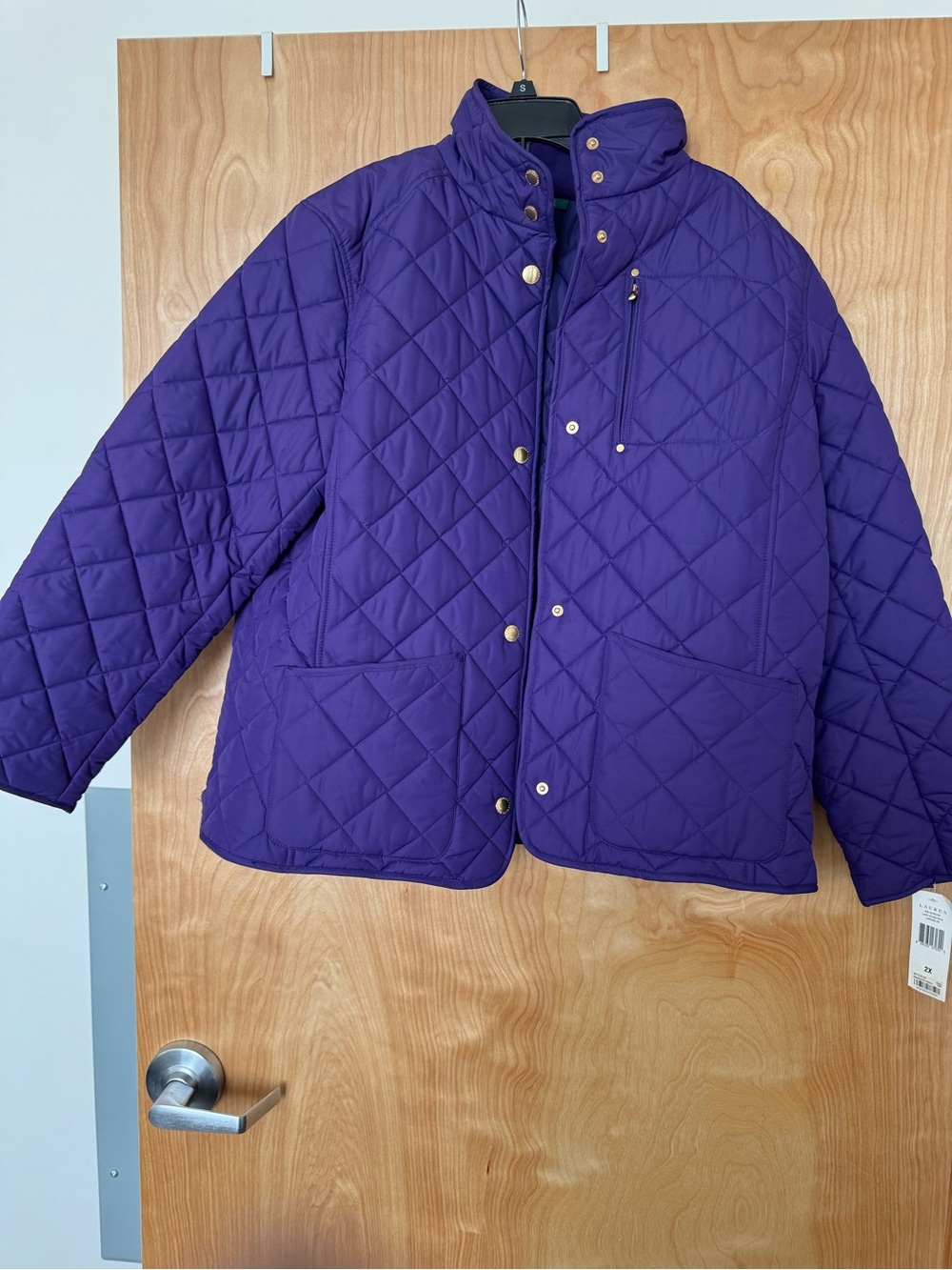 Ralph Lauren Purple Quilted Jacket